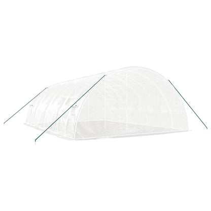 vidaXL Greenhouse with Steel Frame White 48 m² 8x6x2.85 m 6