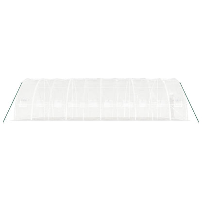 vidaXL Greenhouse with Steel Frame White 60 m² 10x6x2,85 m 5