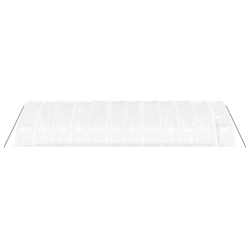 vidaXL Greenhouse with Steel Frame White 72 m² 12x6x2,85 m 5