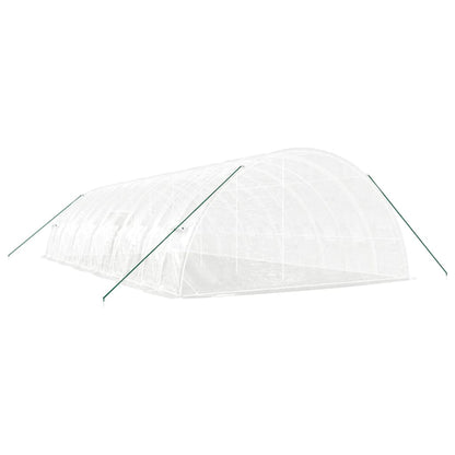 vidaXL Greenhouse with Steel Frame White 72 m² 12x6x2,85 m 6