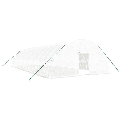 vidaXL Greenhouse with Steel Frame White 84 m² 14x6x2,85 m 2