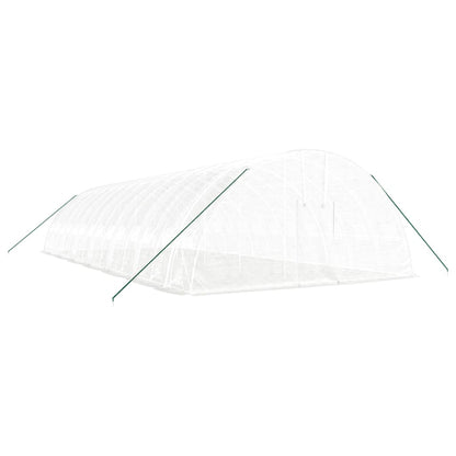 vidaXL Greenhouse with Steel Frame White 84 m² 14x6x2,85 m 3
