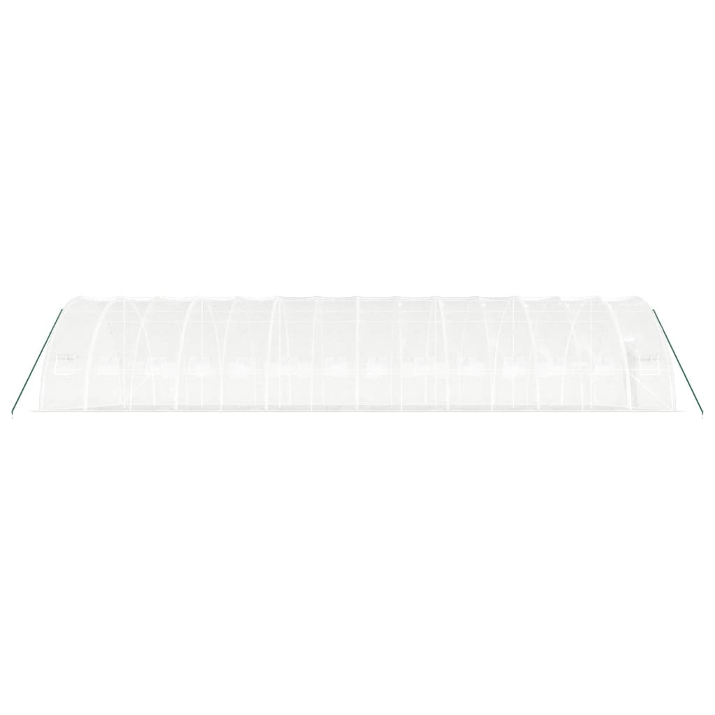 vidaXL Greenhouse with Steel Frame White 84 m² 14x6x2,85 m 5