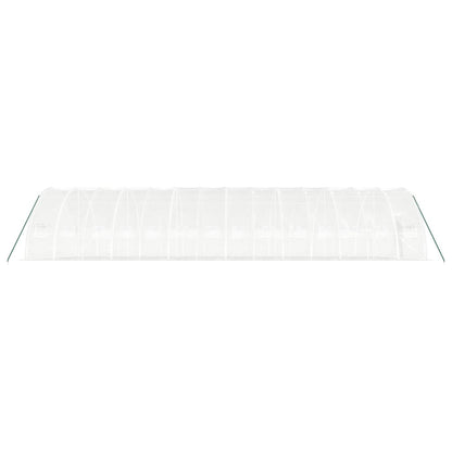 vidaXL Greenhouse with Steel Frame White 84 m² 14x6x2,85 m 5