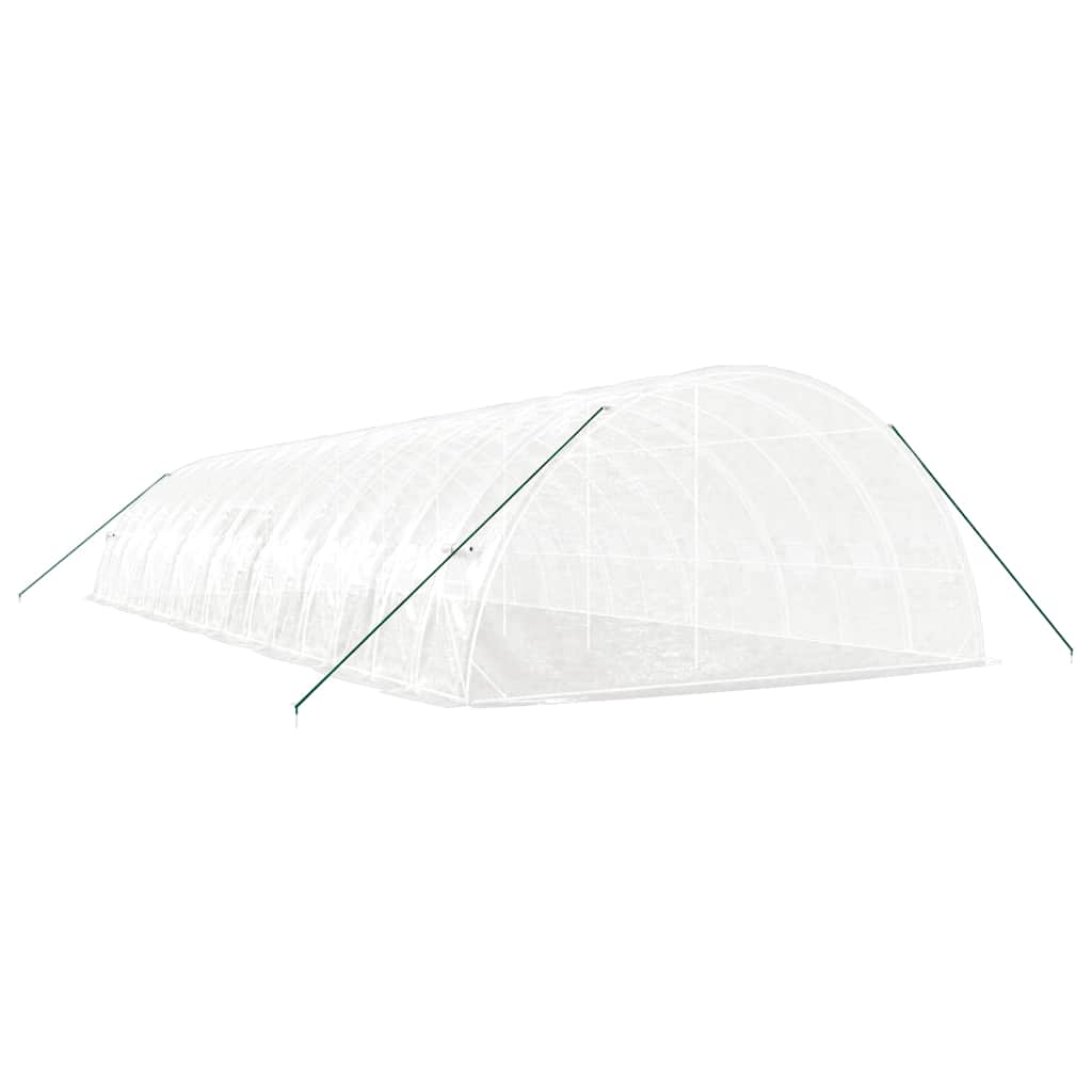 vidaXL Greenhouse with Steel Frame White 96 m² 16x6x2,85 m 6