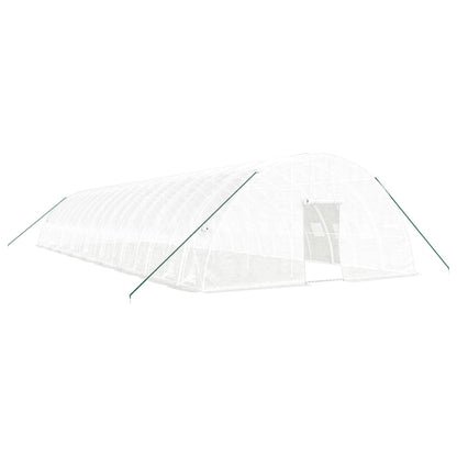 vidaXL Greenhouse with Steel Frame White 108 m² 18x6x2,85 m 2