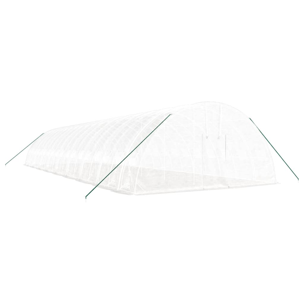 vidaXL Greenhouse with Steel Frame White 108 m² 18x6x2,85 m 3
