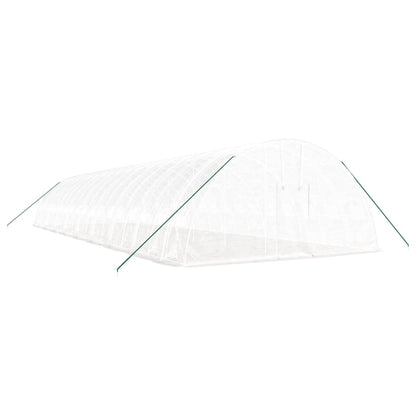vidaXL Greenhouse with Steel Frame White 108 m² 18x6x2,85 m 3