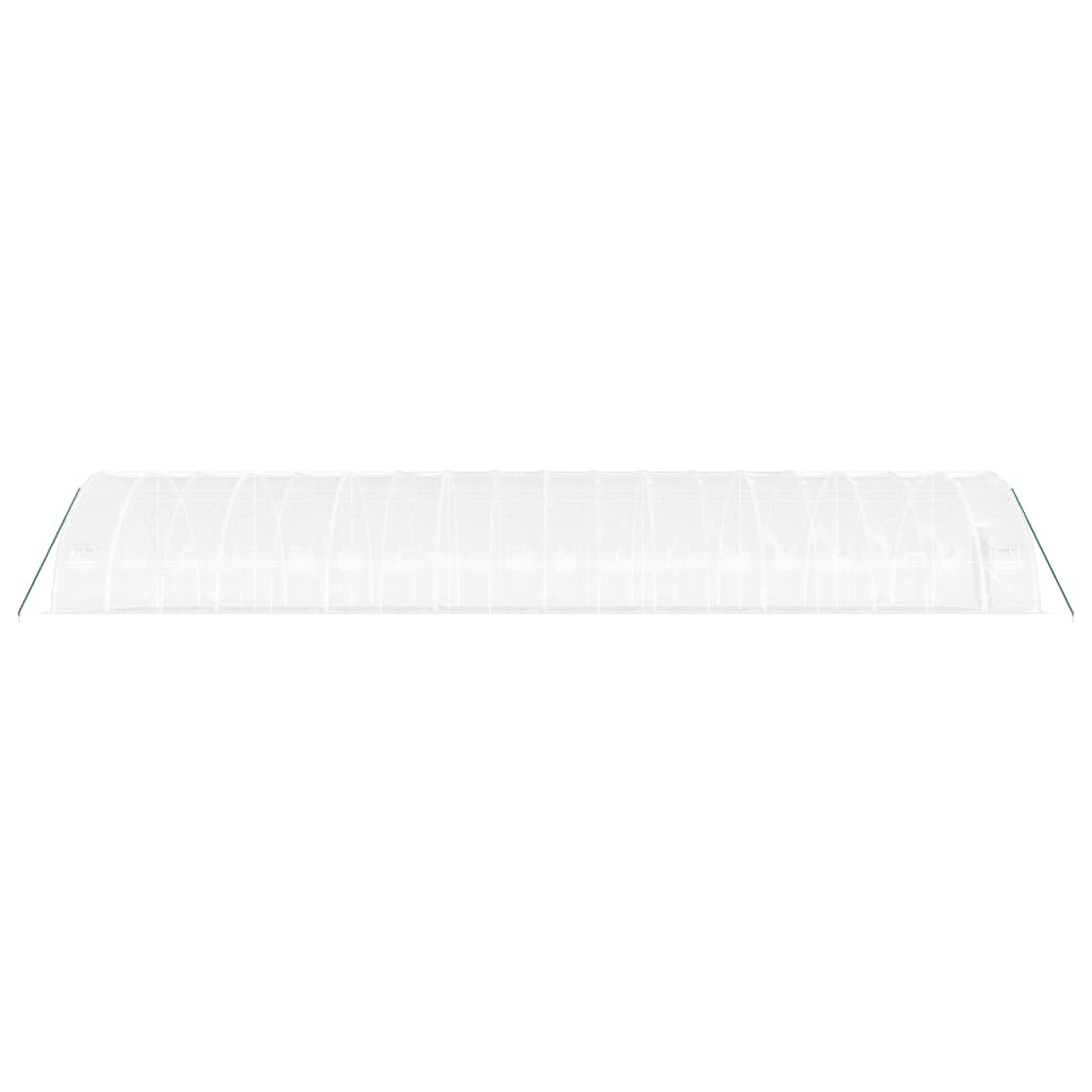 vidaXL Greenhouse with Steel Frame White 108 m² 18x6x2,85 m 5