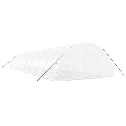 vidaXL Greenhouse with Steel Frame White 108 m² 18x6x2,85 m 6