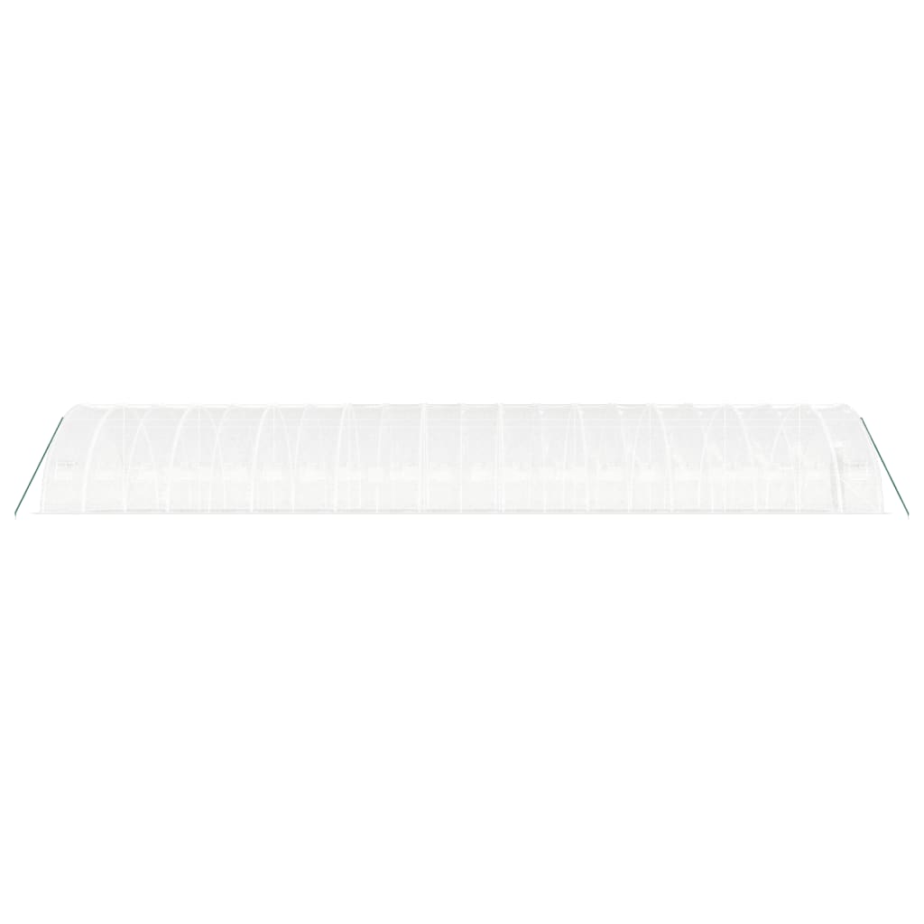 vidaXL Greenhouse with Steel Frame White 120 m² 20x6x2,85 m 5
