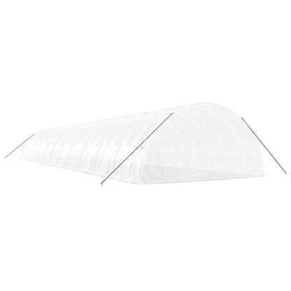 vidaXL Greenhouse with Steel Frame White 144 m² 24x6x2,85 m 6