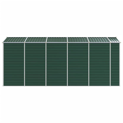 vidaXL Garden Shed | Green | Galvanised Steel | Large | Garden Shed 6