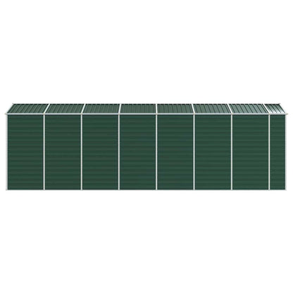 vidaXL Garden Shed Green 191x640x198 cm Galvanised Steel 6