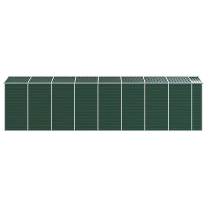 vidaXL Garden Shed Green 191x725x198 cm Galvanised Steel 6