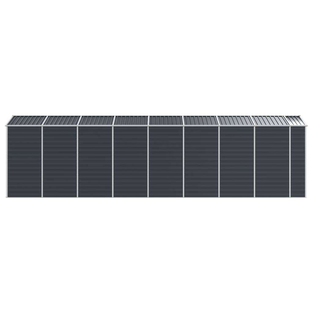 vidaXL Garden Shed Anthracite 191x725x198 cm Galvanised Steel 6