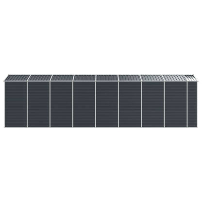 vidaXL Garden Shed Anthracite 191x725x198 cm Galvanised Steel 6
