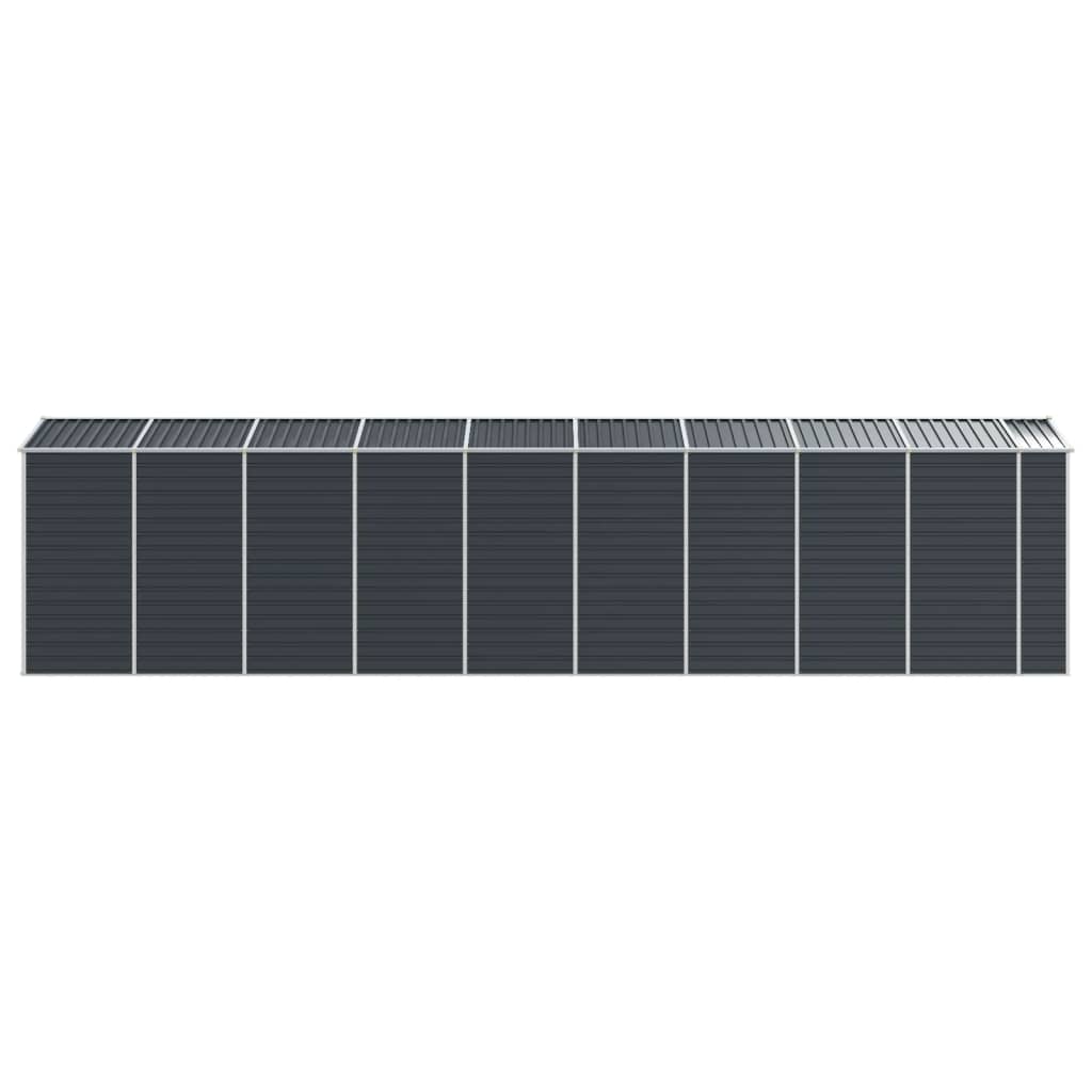 vidaXL Garden Shed Anthracite 191x810x198 cm Galvanised Steel 6