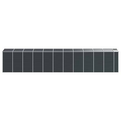vidaXL Garden Shed Anthracite 191x980x198 cm Galvanised Steel 6