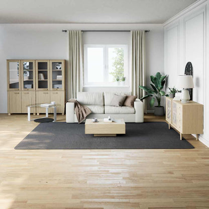 Shaggy Rug Polyester Width 240 cm Anthracite 340 cm