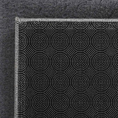 Shaggy Rug Polyester Width 240 cm Anthracite 340 cm