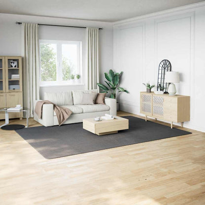 Shaggy Rug Polyester Width 240 cm Anthracite 340 cm