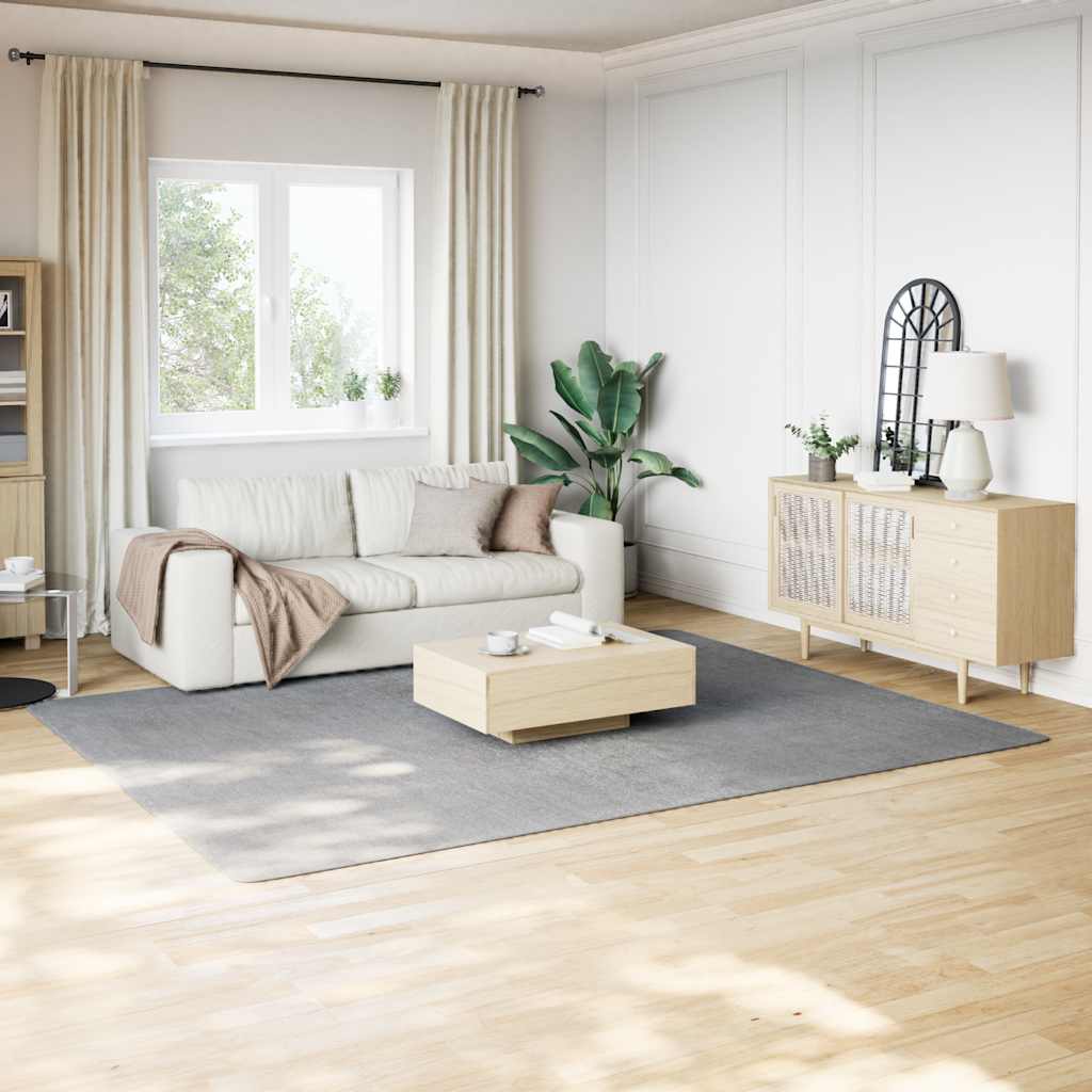 Shaggy Rug Polyester Width 240 cm Grey 305 cm