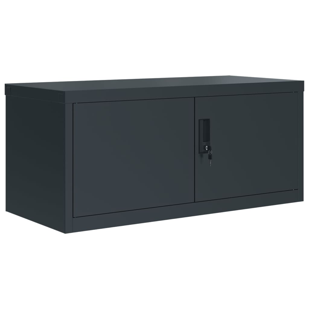 vidaXL File Cabinet Anthracite 90x40x180 cm Steel 3