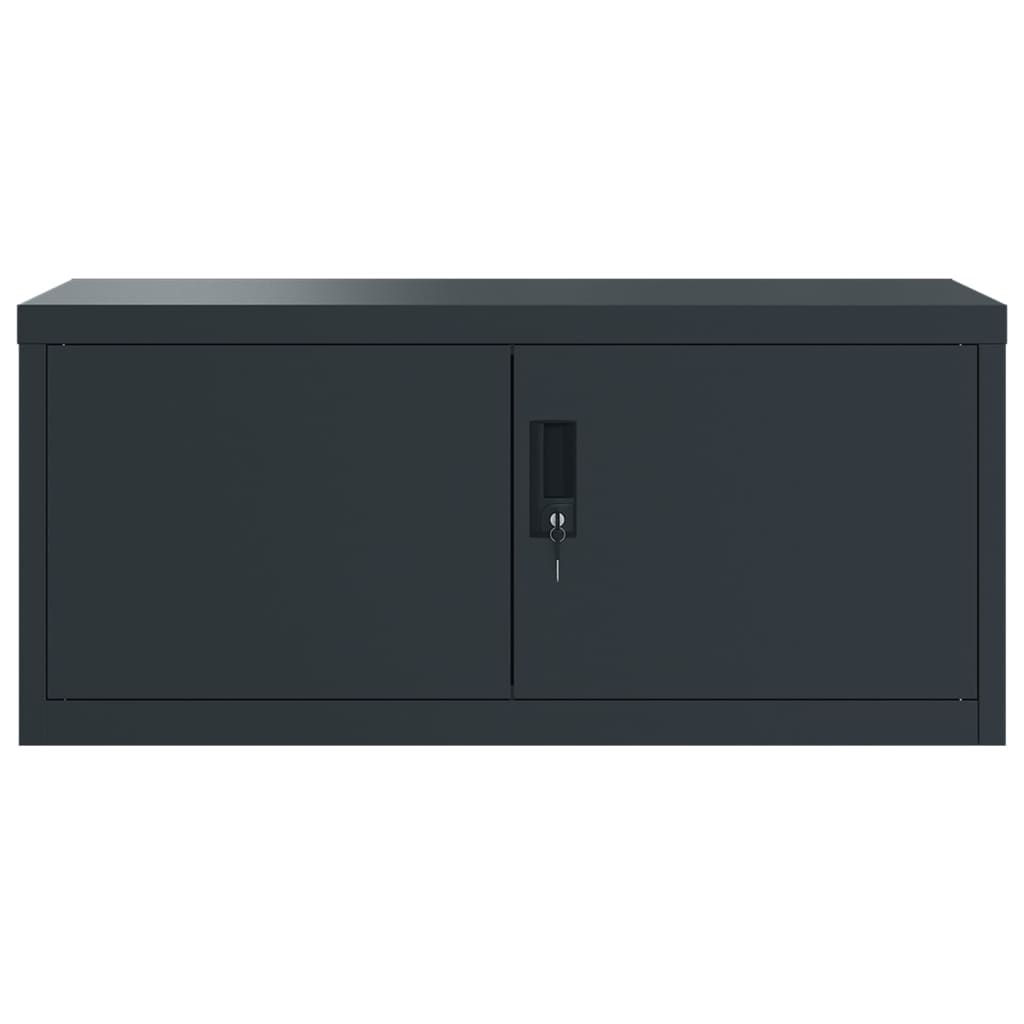 vidaXL File Cabinet Anthracite 90x40x180 cm Steel 4