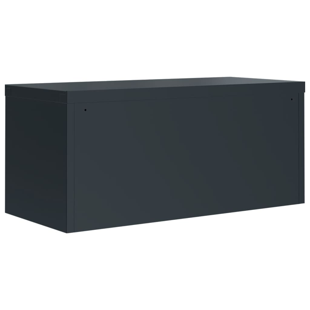 vidaXL File Cabinet Anthracite 90x40x180 cm Steel 6