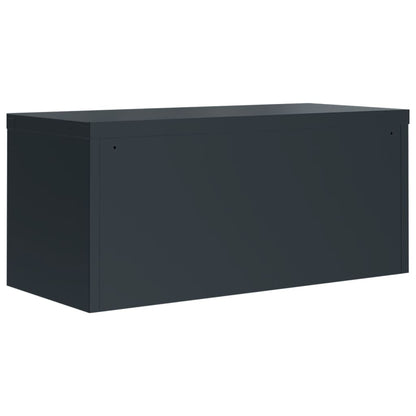 vidaXL File Cabinet Anthracite 90x40x180 cm Steel 6