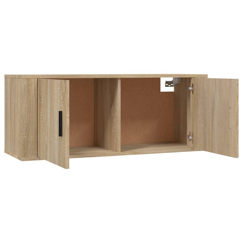 3 Piece TV Cabinet Set Engineered Wood Sonoma oak