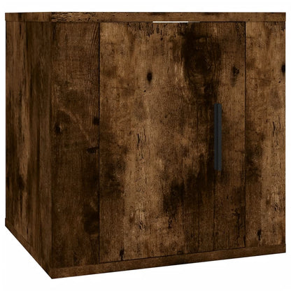 2 Piece TV Cabinet Set Engineered Wood Smoked oak