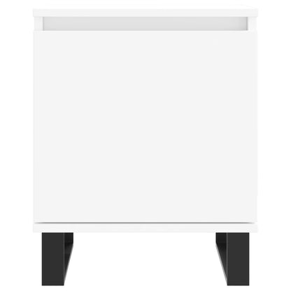 Bedside Cabinet 40x30x50 cm Engineered Wood White
