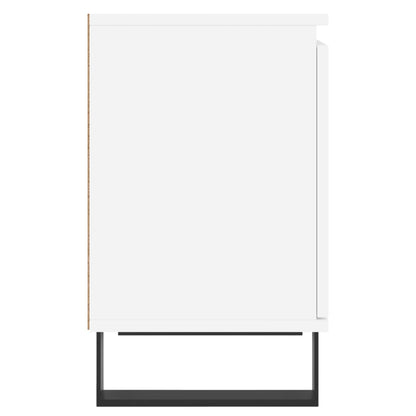 Bedside Cabinet 40x30x50 cm Engineered Wood White