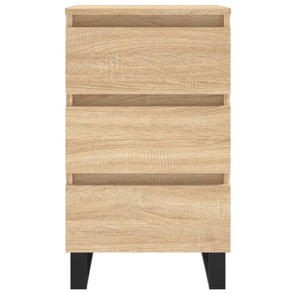 vidaXL Bedside Cabinets 2 pcs Sonoma Oak 40x35x69 cm Engineered Wood