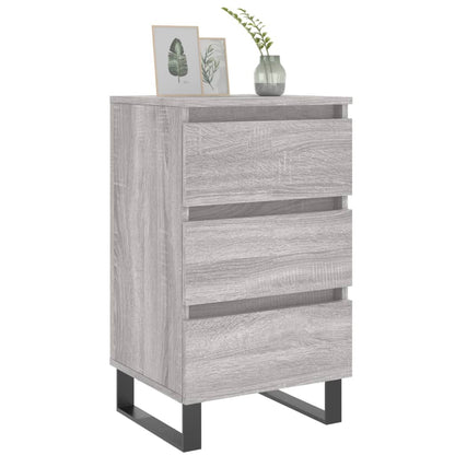 vidaXL Bedside Cabinets 2 pcs Grey Sonoma 40x35x69 cm Engineered Wood