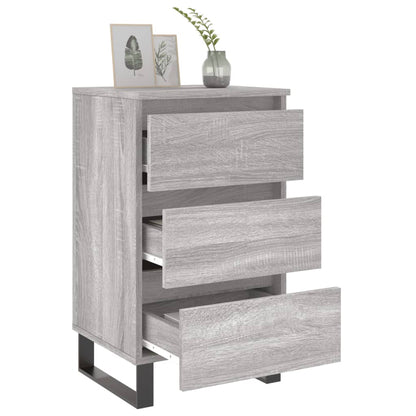 vidaXL Bedside Cabinets 2 pcs Grey Sonoma 40x35x69 cm Engineered Wood