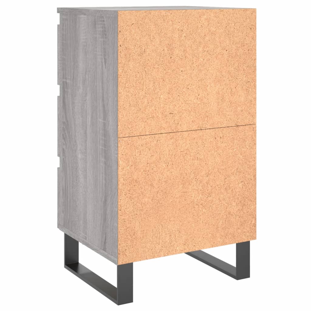 vidaXL Bedside Cabinets 2 pcs Grey Sonoma 40x35x69 cm Engineered Wood