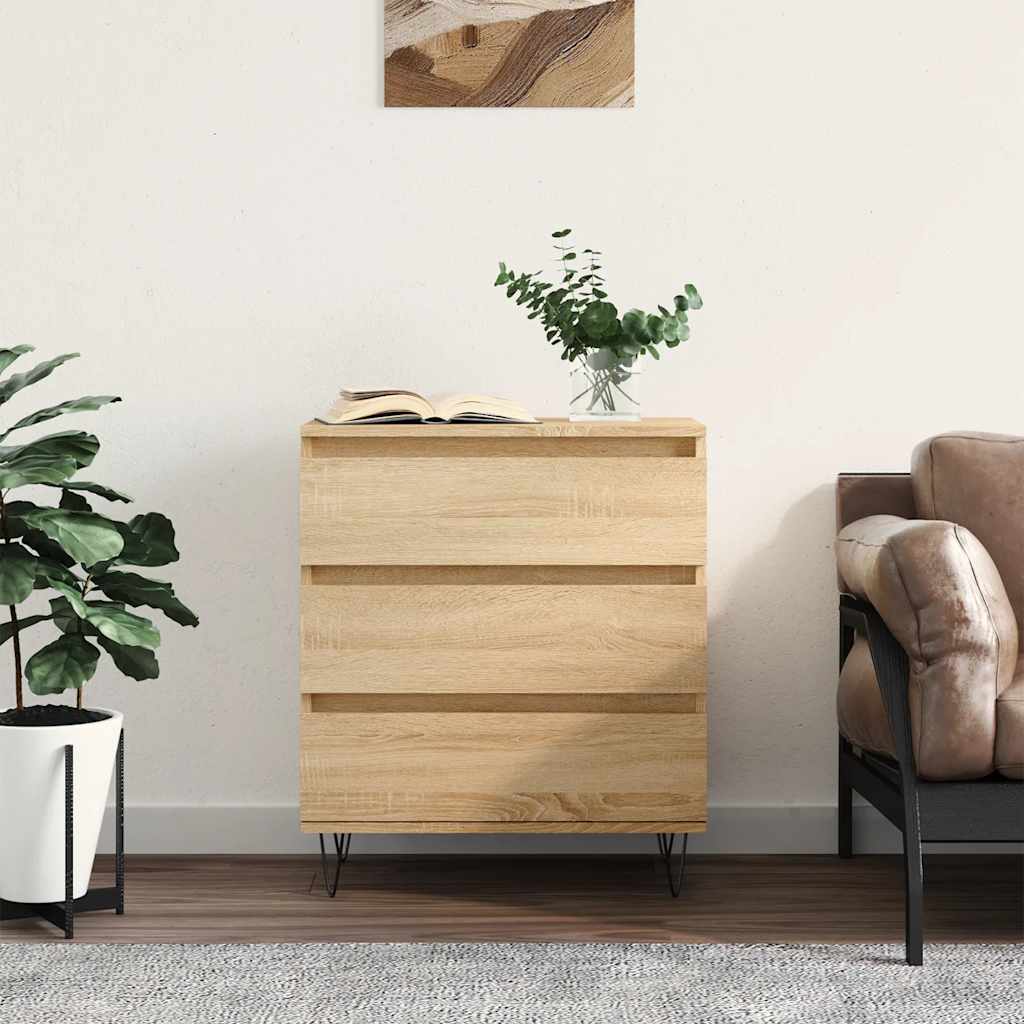 Sideboard 60x35x70 cm Engineered Wood Sonoma oak