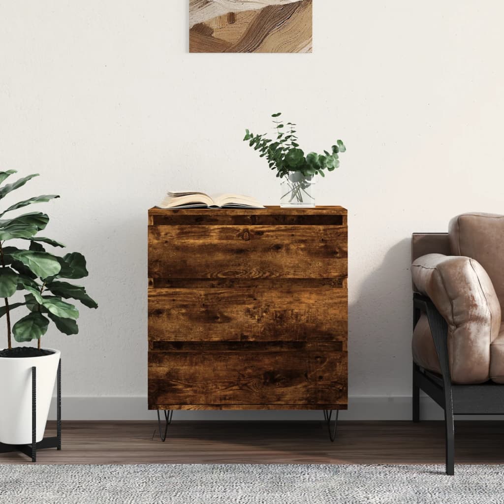Sideboard 60x35x70 cm Engineered Wood Smoked oak