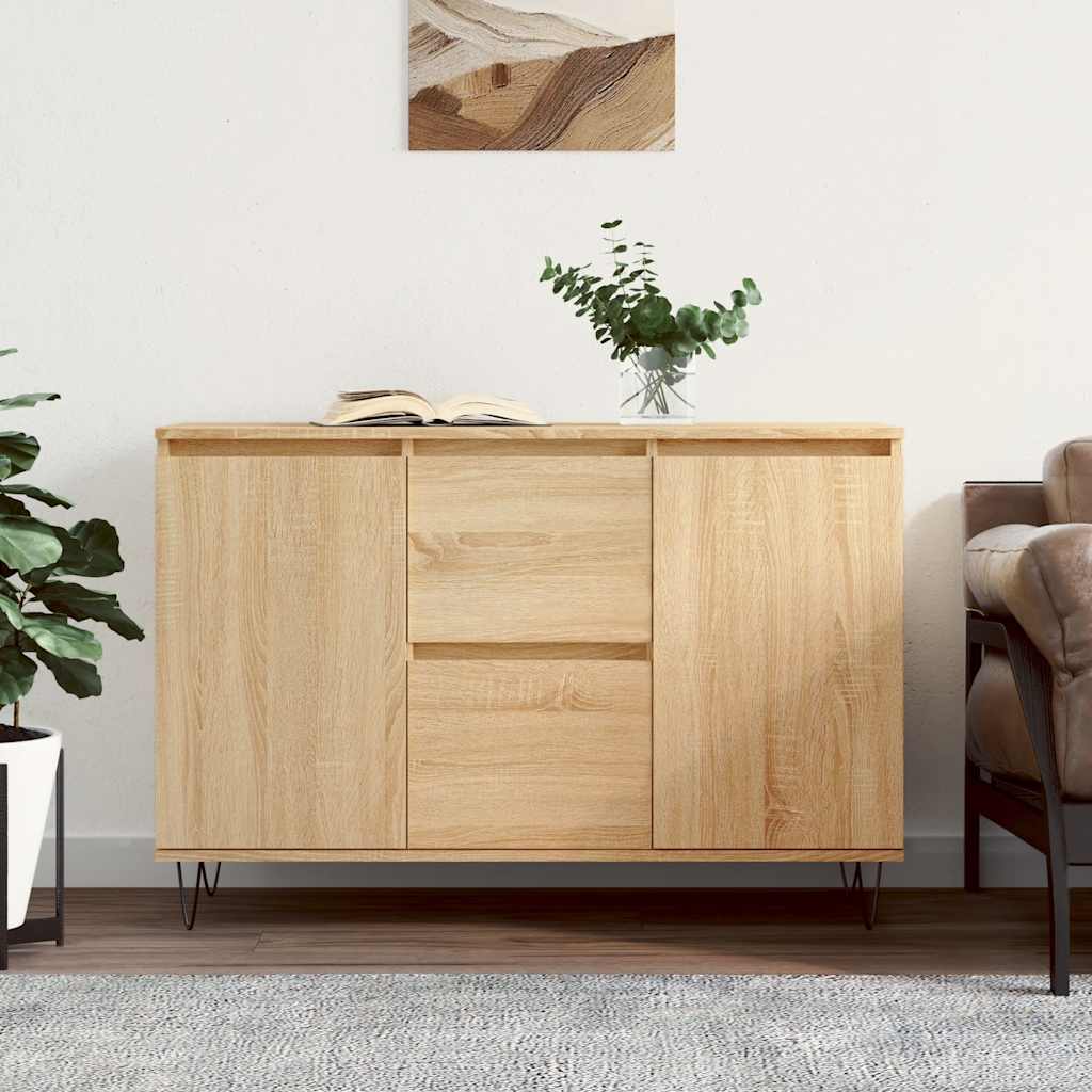 Sideboard 101,5x35x70 cm Engineered Wood Sonoma oak