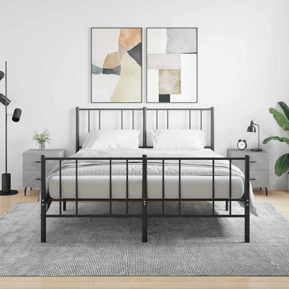 Bedside Cabinet 40x35x47,5 cm Engineered Wood Concrete grey