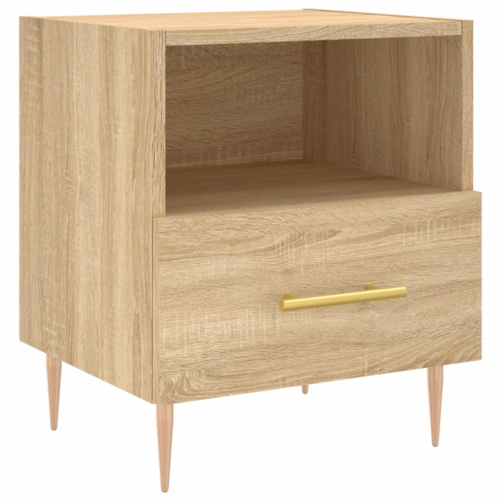 vidaXL Bedside Cabinet Sonoma Oak 40x35x47.5 cm Engineered Wood