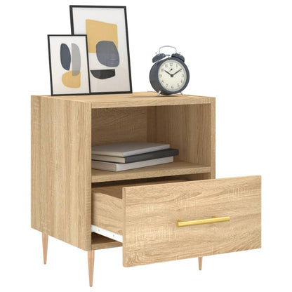 vidaXL Bedside Cabinet Sonoma Oak 40x35x47.5 cm Engineered Wood