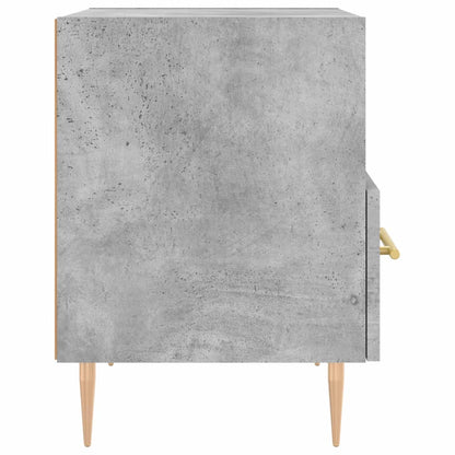 vidaXL Bedside Cabinet Concrete Grey 40x35x47.5 cm Engineered Wood