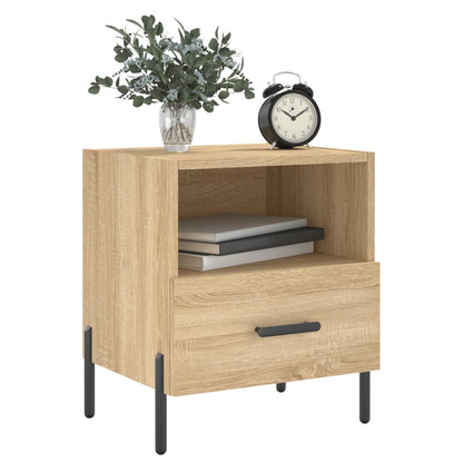 vidaXL Bedside Cabinets 2 pcs Sonoma Oak 40x35x47.5 cm Engineered Wood