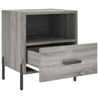 vidaXL Bedside Cabinets 2 pcs Grey Sonoma 40x35x47.5 cm Engineered Wood