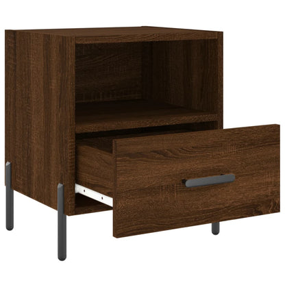 vidaXL Bedside Cabinets 2 pcs Brown Oak 40x35x47.5 cm Engineered Wood