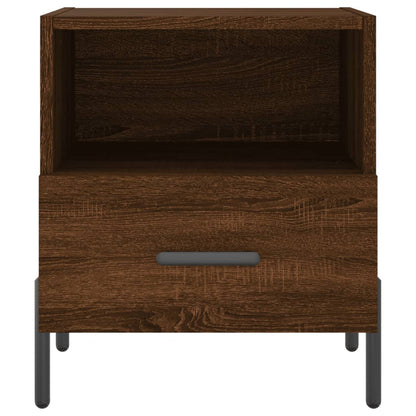 vidaXL Bedside Cabinets 2 pcs Brown Oak 40x35x47.5 cm Engineered Wood